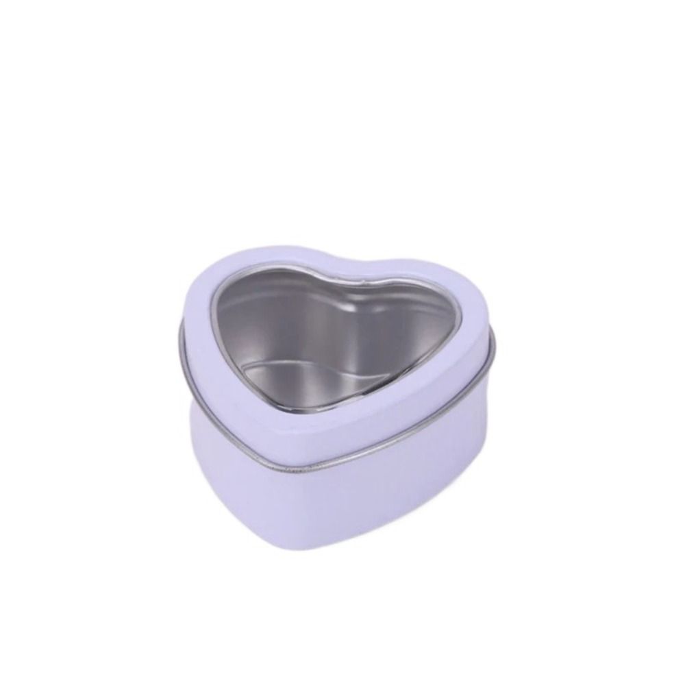Candle Making Jars With Lids - Creative Tinplate Heart Shape Tins Empty