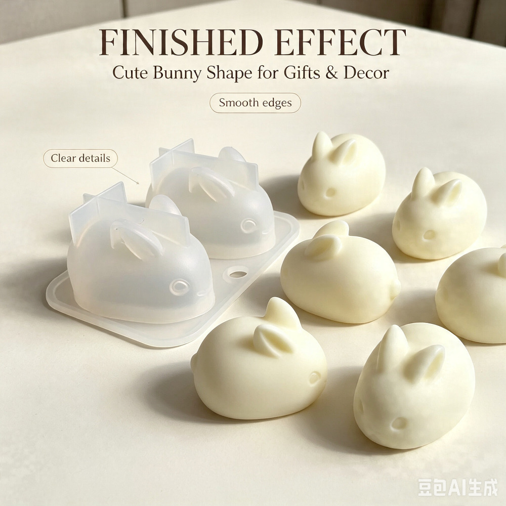 3D Mini Rabbit Silicone Mold F - Candle Making Tutorial review and price