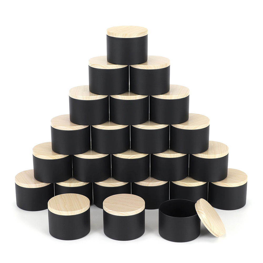 24pcs 4oz Black Candle Jars ,R - Candle Making Jars With Lids review and price