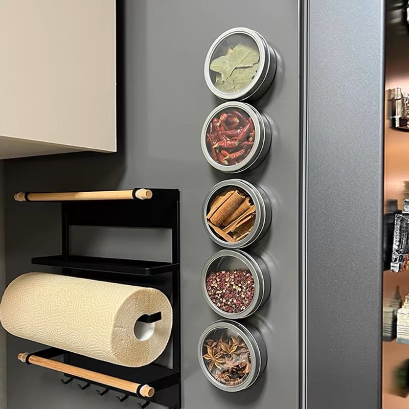 Magnetic Spice Tins with Clear - Tin Container Lid review and price