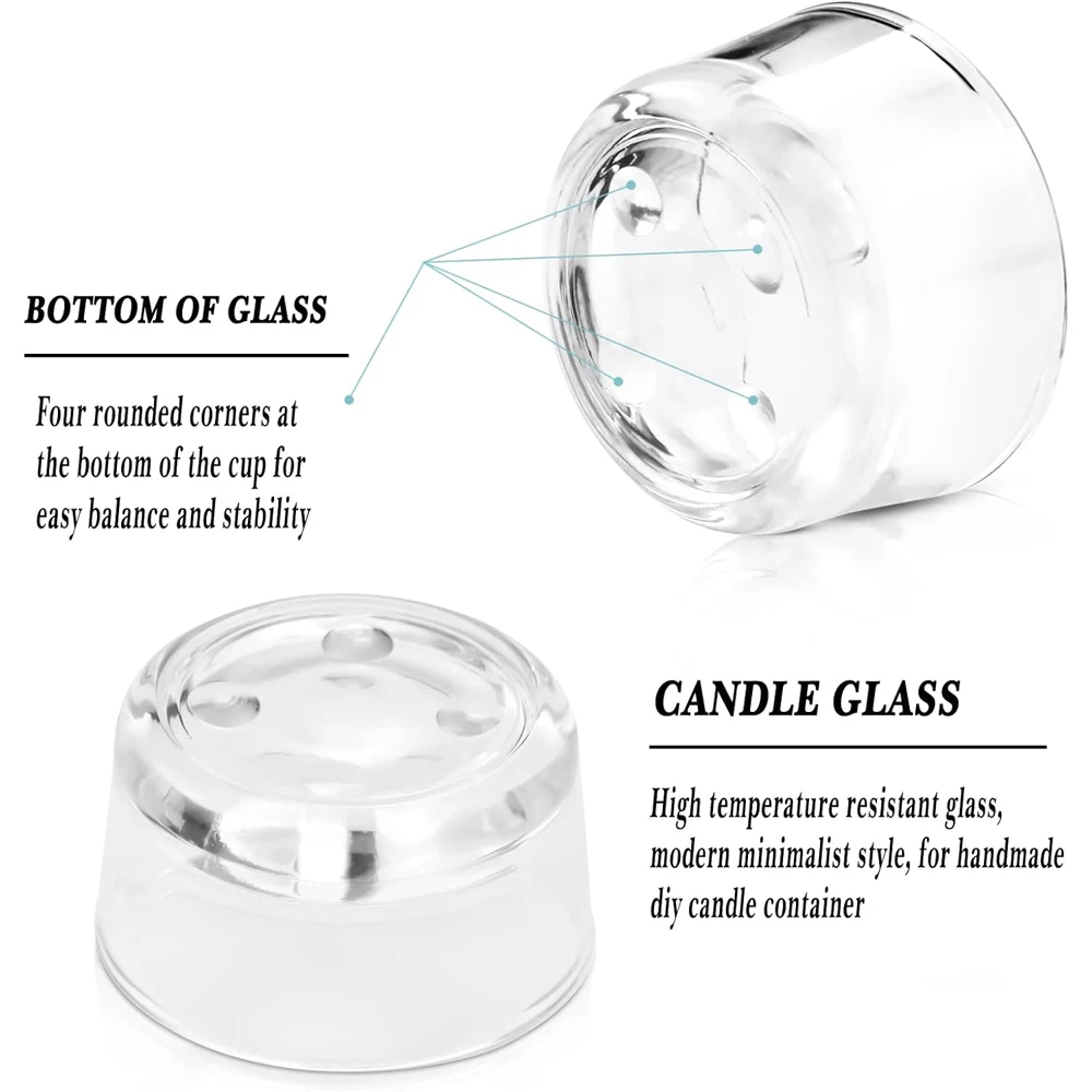 Clear Glass Tealight Candle Ho - Candle Making Jars With Lids review and price