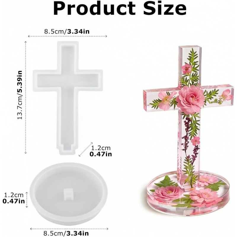 Two silicone molds with a base - Candle Making Jug review and price